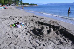 Sandstrand in Crikvenica