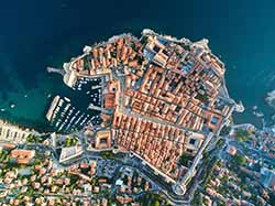 Luftaufnahme vom Altstadt Dubrovnik - AIR Bild