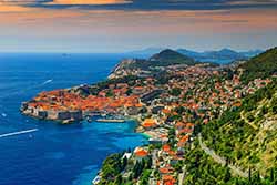 Dubrovnik aus Ferne gesehen