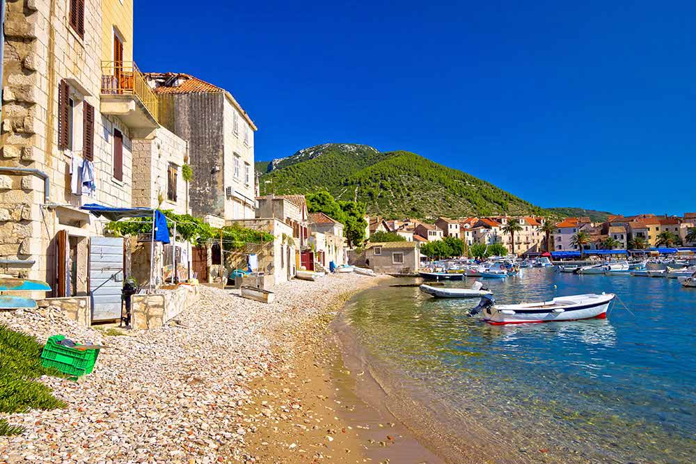 Ortschaften direkt am Meer - Kroatische Geschichte in Bildern
