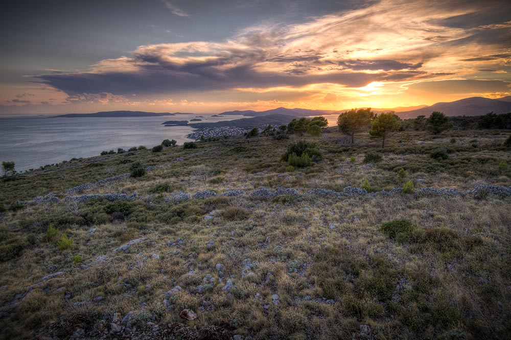 Fabelhafte Sonnenuntergan im Nationalpark Kornati