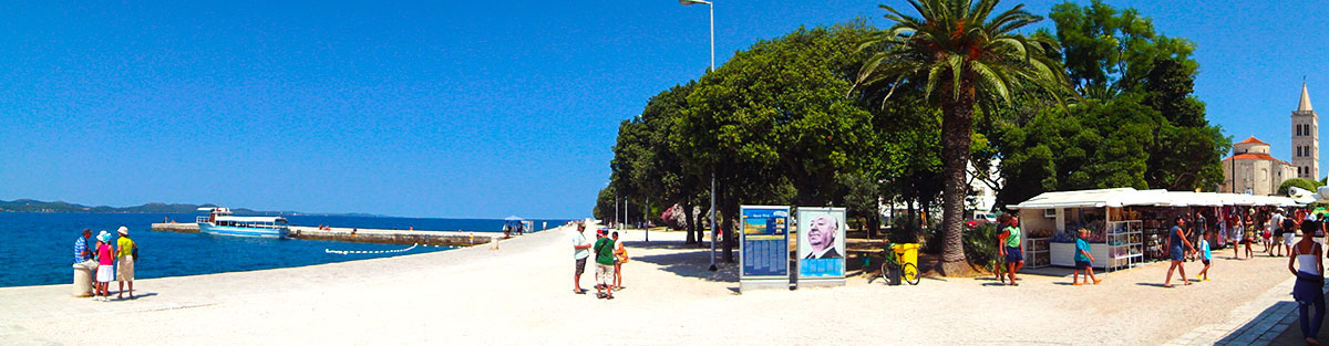 Seeuferpromenade in Zadar, Zadarska Riva
