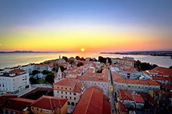 Schönste Sonnenuntergen in Zadar