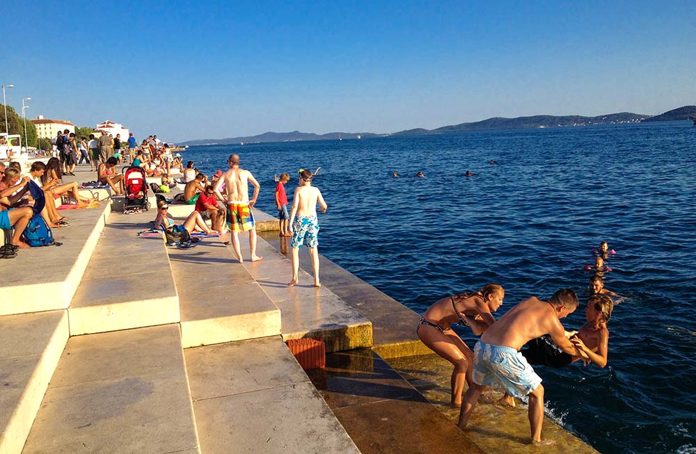 Meeresorgel in Zadar