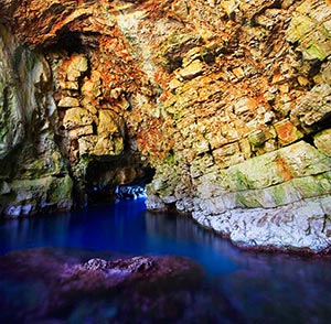 Odysseus Höhle in eimaligen Farben