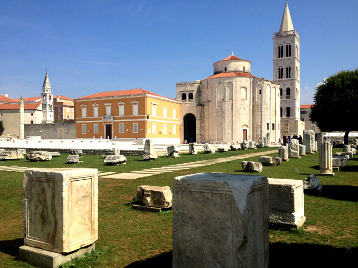 Römische Forum in Zadar, Nordendalmatien