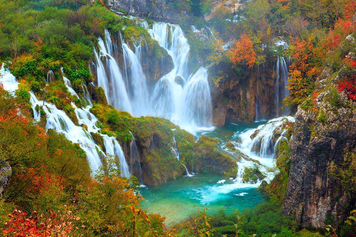 Größte Wasserfälle Kroatiens